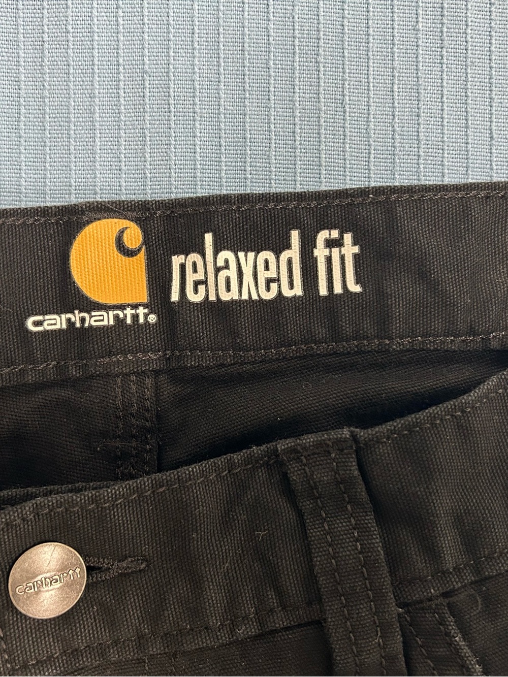 Carhartt Men's Black Chinos - Picture 3 of 4